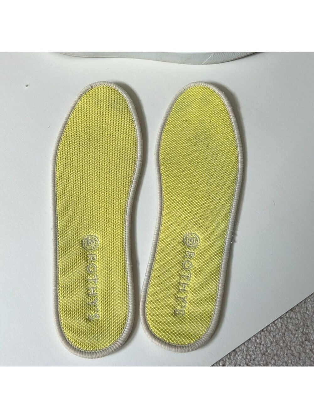 Rothy’s Women’s Lemon Yellow Honeycomb Slip On Sneakers - Picture 7 of 12